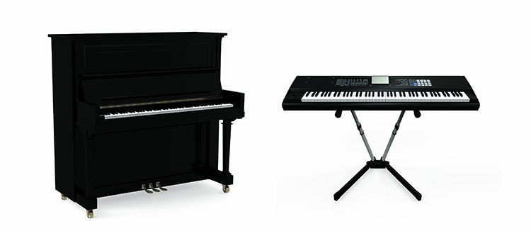 Piano och keyboard