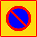 Vägmärke Parkeringsförbud