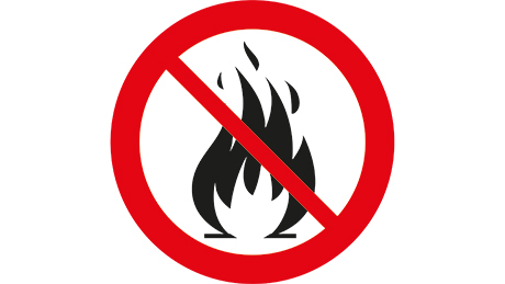 Varningsskylt eldningsförbud