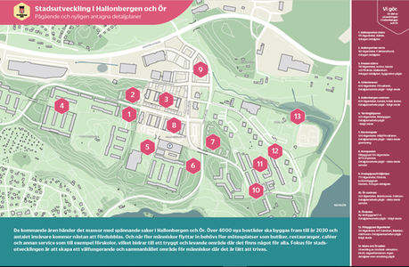 Projektkarta Hallonbergen och Ör